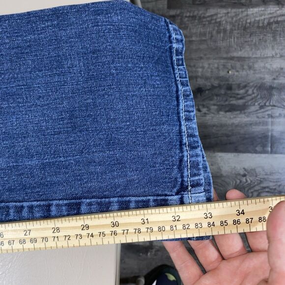 Wrangler Rock 47 Ultra Low Rise Jeans Size 27x32 Blue - Picture 6 of 6